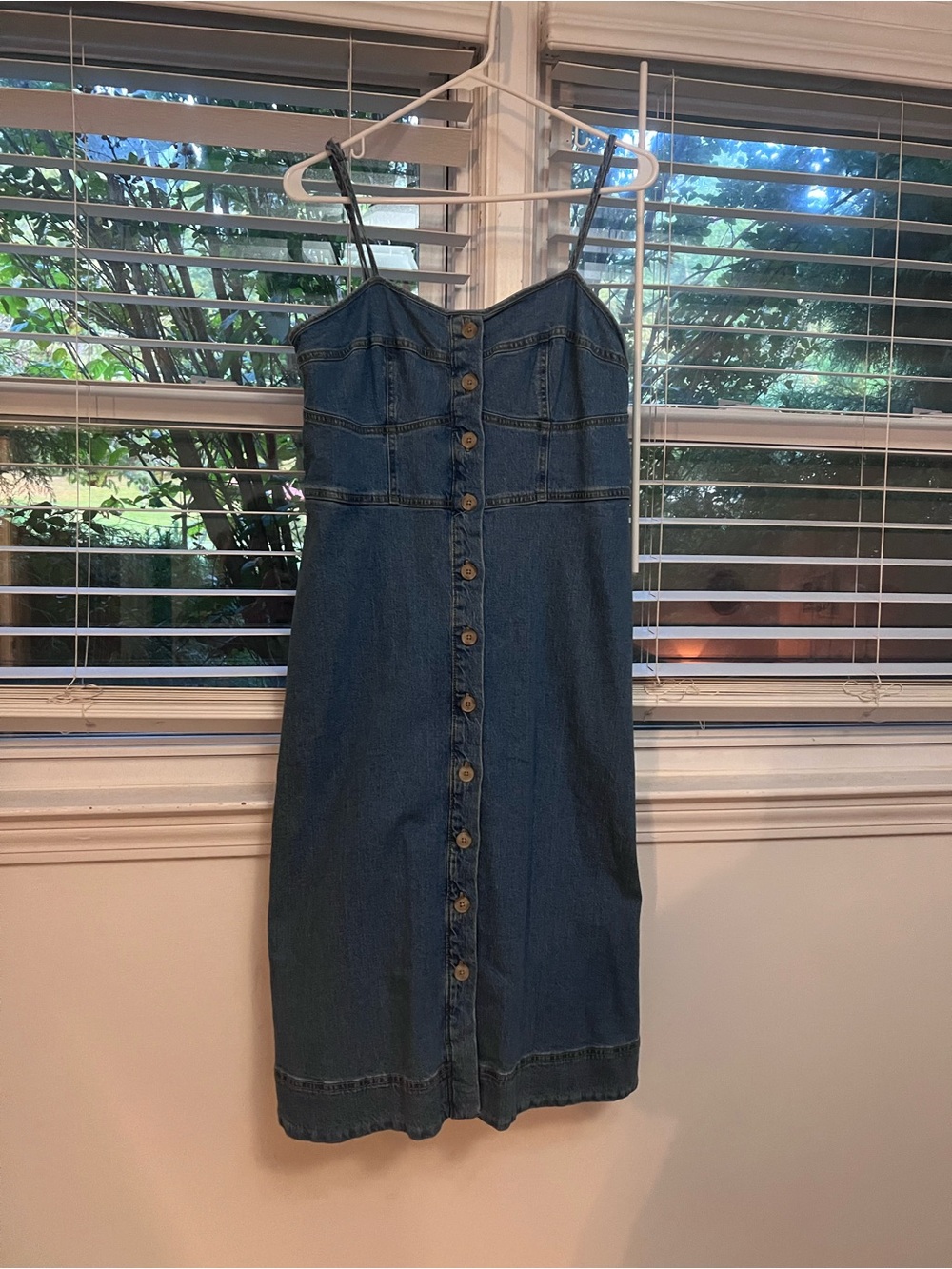 Universal thread Denim Button-Front Dress - Picture 2 of 6